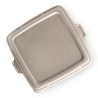 Emballage pour galette a emporter, en bagasse avec couvercle