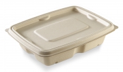 Take Away Behälter von ZUME, mit Deckel, 18,2x14,2x4,3cm, 500ml, 600 Stück