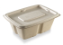 Rectangular food container by ZUME, 1.000 ml with lid