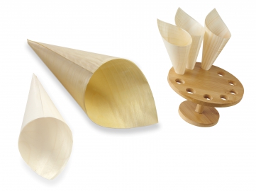 Wooden Cone for crêpes