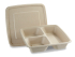 Square tray 2 with 3 compartments, tex-mex