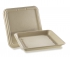Ecological bagasse tray for take-away galettes