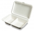 Ecological bagasse box packaging for burger to go