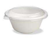 Bagasse dessert cup with PLA lid, 200ml, per 300 units 